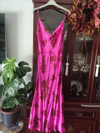 Vestido Zara XL, lencero