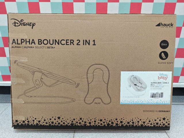 Hamaca bebé Disney Hauck Alpha Bouncer 2 en 1