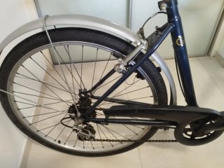 Bicicleta Paseo y candado U alta seguridad