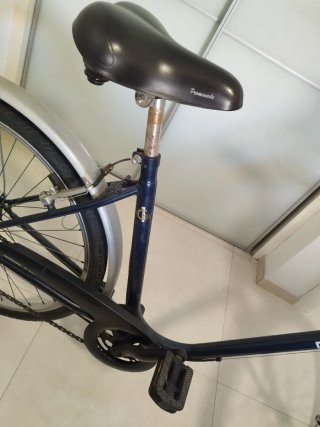 Bicicleta Paseo y candado U alta seguridad