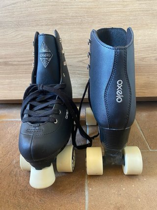Patines Oxelo 4 Ruedas Negros talla 41