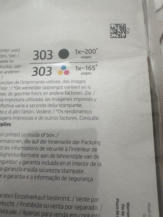 Cartucce HP 303 2-pack Nero + Colore nouvo sigsigi
