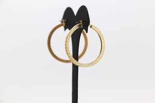 Pendientes Aro Greca Dorados