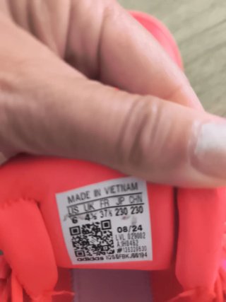 Deportivas Adidas rojo flúor y Rosa