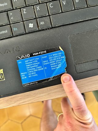 Portátil Sony VAIO Gris/Plateado