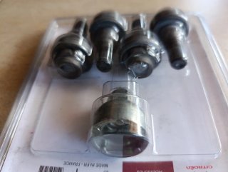 Tornillos Antirrobo PSA Peugeot Citroën Opel