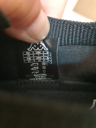 Zapatillas Kappa Negras Talla 39