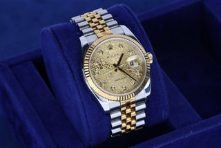 Rolex Datejust 116233 36mm Acero y Oro Diamantes