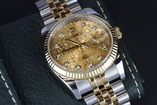Rolex Datejust 116233 36mm Acero y Oro Diamantes