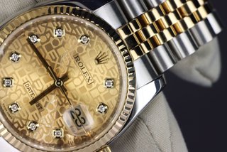 Rolex Datejust 116233 36mm Acero y Oro Diamantes