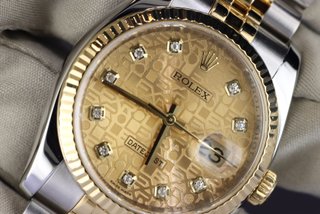 Rolex Datejust 116233 36mm Acero y Oro Diamantes