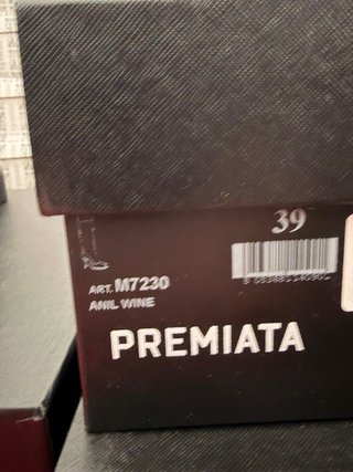 Botas altas Premiata rojas nuevas