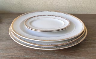 Vajilla Los Vargas Segovia Porcelana 56 Piezas