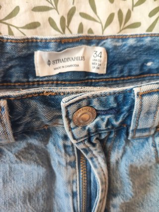 Falda pantalón vaquera azul T.34