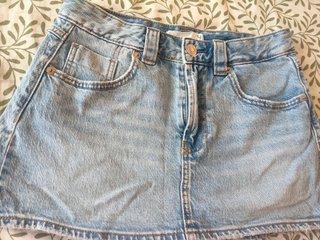 Falda pantalón vaquera azul T.34