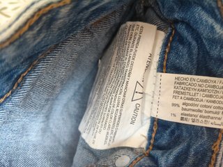 Falda pantalón vaquera azul T.34