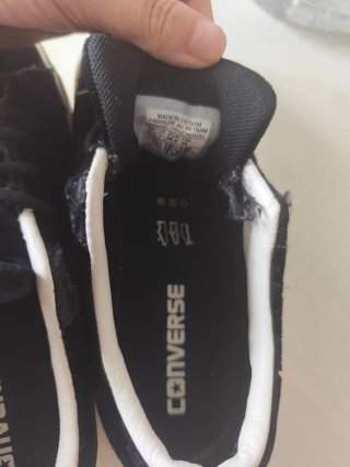 Converse negras con plataforma
