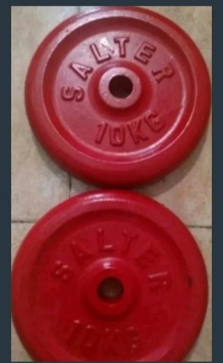 2 Discos Salter 10kg 30mm