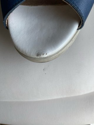 Sandalias Geox Azul y Blanco