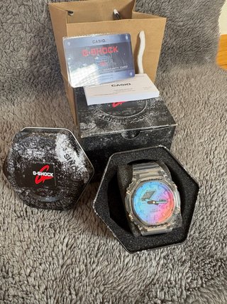 Reloj Casio G-Shock Transparente Multicolor