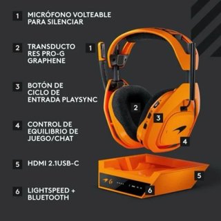 Auriculares inalambricos Astro A50 X McLaren