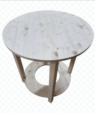 Mesa camilla redonda madera maciza