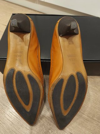 Zapatos Zara Piel Tacón Medio