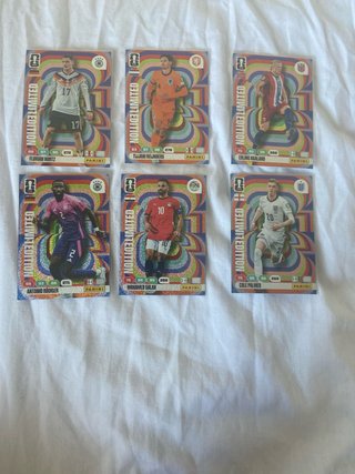 6 Cromos Edición Limitada Mundial