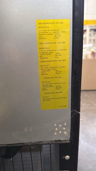 Vitrina Frigorífica Polar Doble Puerta