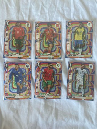 6 Cromos Edición Limitada Mundial Panini