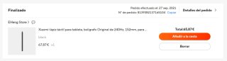 Xiaomi Smart Pen original Xiaomi Pad 5 / Pad 6