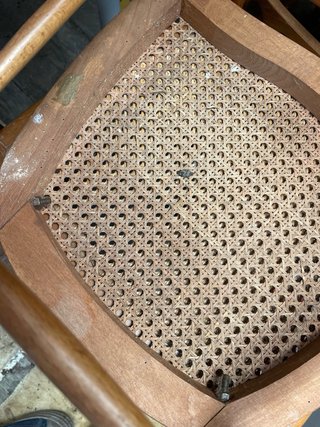 Sillas estilo Napoleón (madera y ratán)
