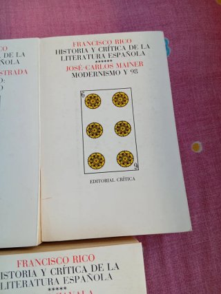 Historia y critica de la literatura española.