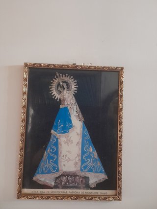 Cuadro Virgen de Montserrat Patrona Monforte
