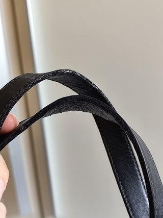 Borsa Prada nera logo jacquard canapa