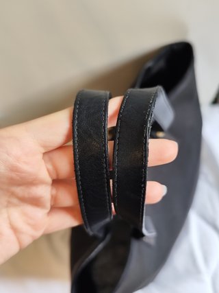 Borsa Prada nera logo jacquard canapa