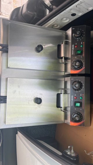 Freidora Industrial Doble VEVOR Eléctrica