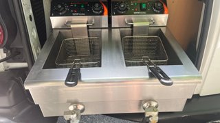 Freidora Industrial Doble VEVOR Eléctrica