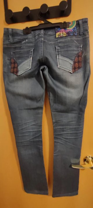 Pantalones Desigual Talla 40 (L) - Falta Botón