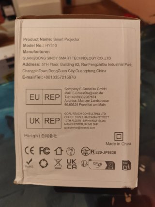 Mini proyector MAGiCUBIC HDMI