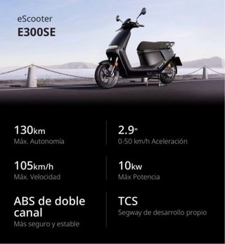 Segway E300SE Scooter Eléctrico Negro