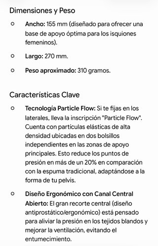 Sillín Liv Approach / Particle Flow – Mujer –