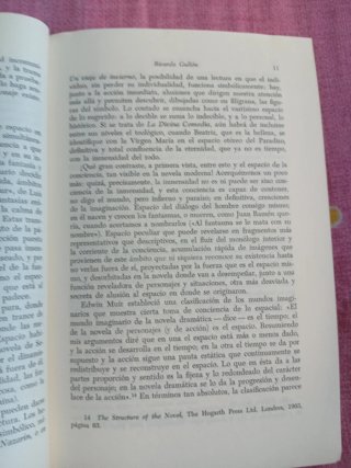 Espacio y novela de Ricardo gullon