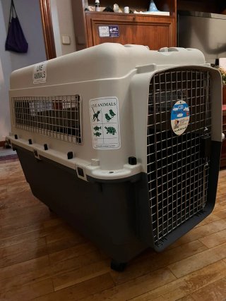Transportín Perro Rígido ML90 Beige/Gris