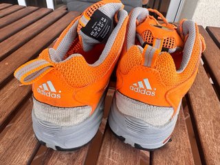 Zapatillas Adidas Climacool Naranja y Gris