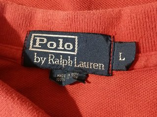 ralph lauren polo size L coral
