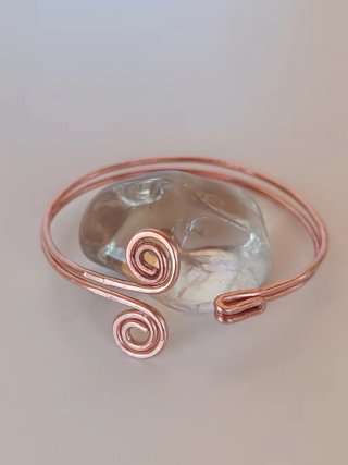 Conjunto de cobre artesanal
