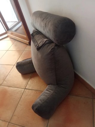 Cuscino schienale grigio