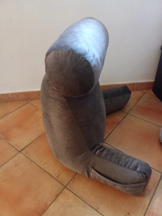 Cuscino schienale grigio
