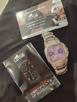 Reloj Lotus Rosa